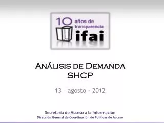 an lisis de demanda shcp