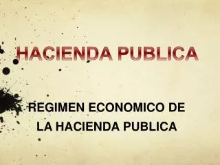 hacienda publica