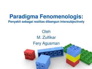 paradigma f enomenologis penyakit sebagai realitas dibangun intersubjectively