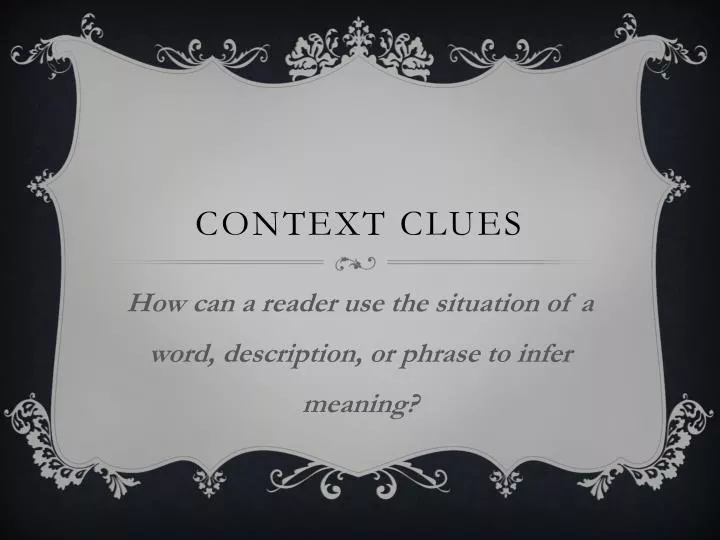 context clues