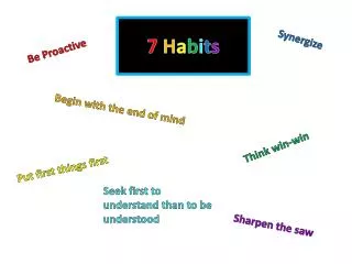 7 h a b i t s