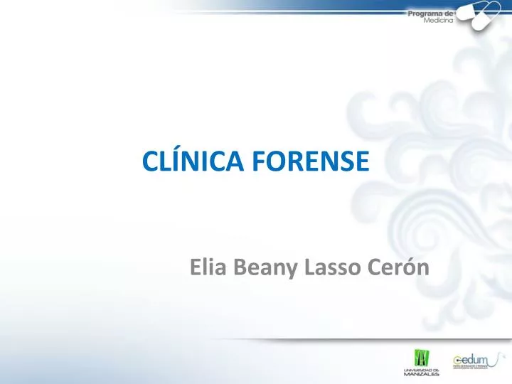 cl nica forense