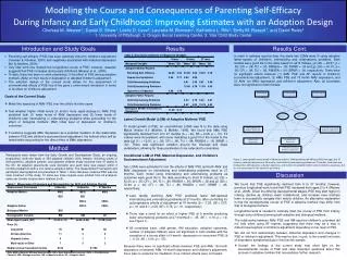 Modeling the Course and Consequences of Parenting Self-Efficacy