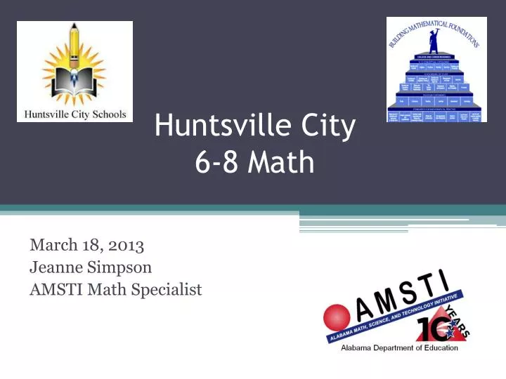 huntsville city 6 8 math