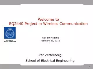 Welcome to EQ2440 Project in Wireless Communication