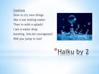Haiku by 2