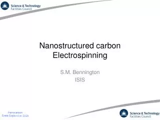 Nanostructured carbon Electrospinning