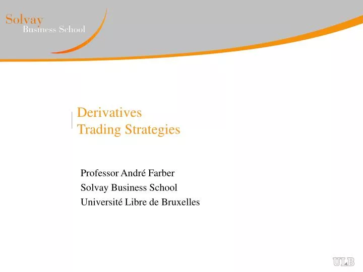derivatives trading strategies