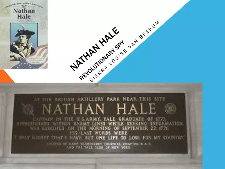 nathan hale revolutionary spy