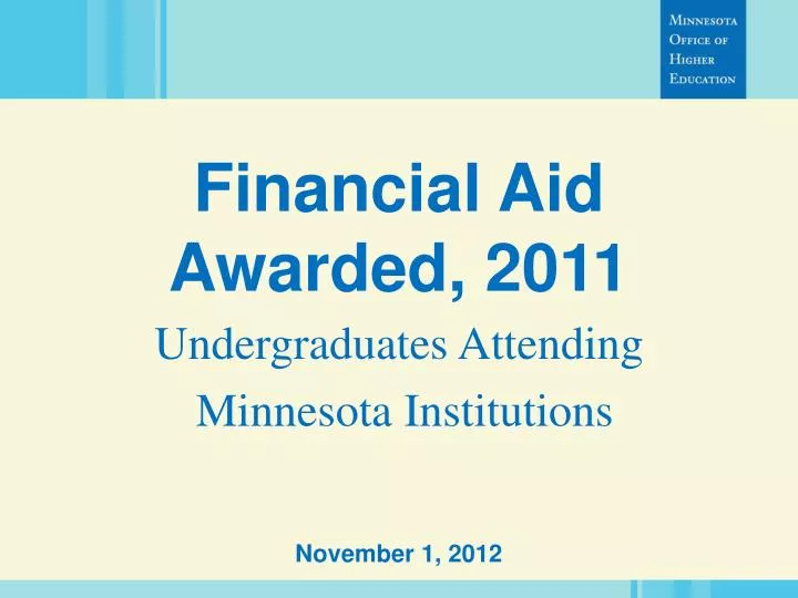 financial aid awarded 2011