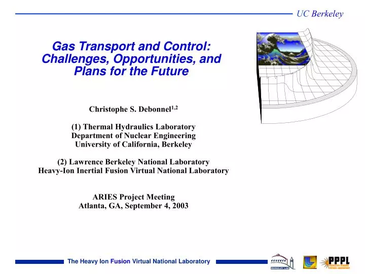gas transport and control challenges opportunities and plans for the future