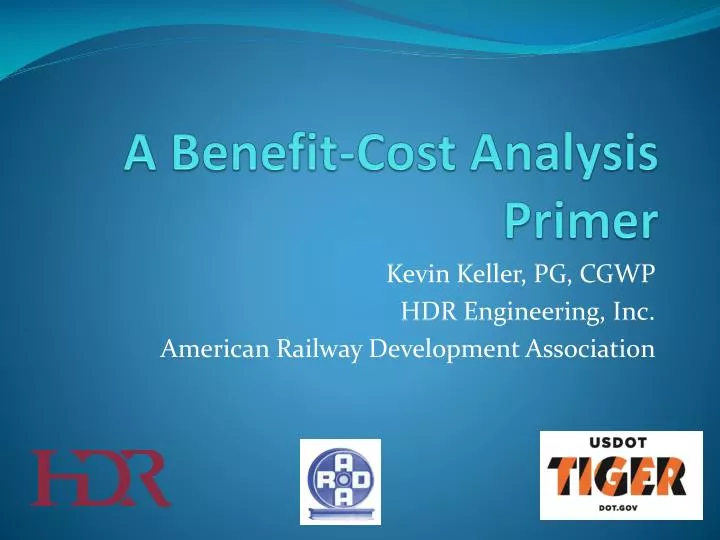 a benefit cost analysis primer