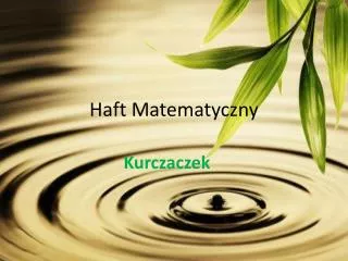 haft matematyczny