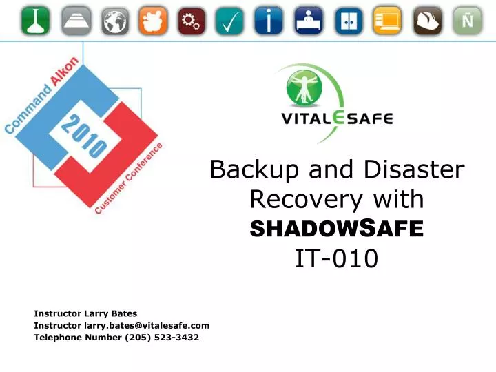 backup and disaster recovery with shadow s afe it 010