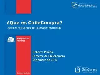 que es chilecompra