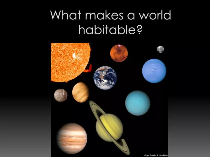 what makes a world habitable