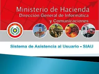 ministerio de hacienda