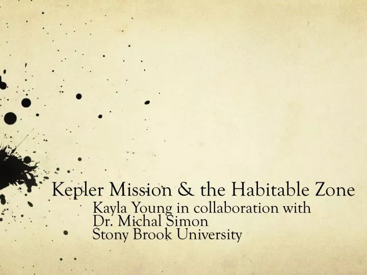 kepler mission the habitable zone