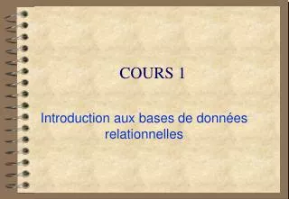 cours 1