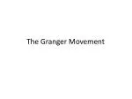 The Granger Movement - slide 1