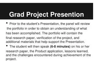 Grad Project Presention