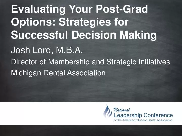 evaluating your post grad options strategies for successful decision making