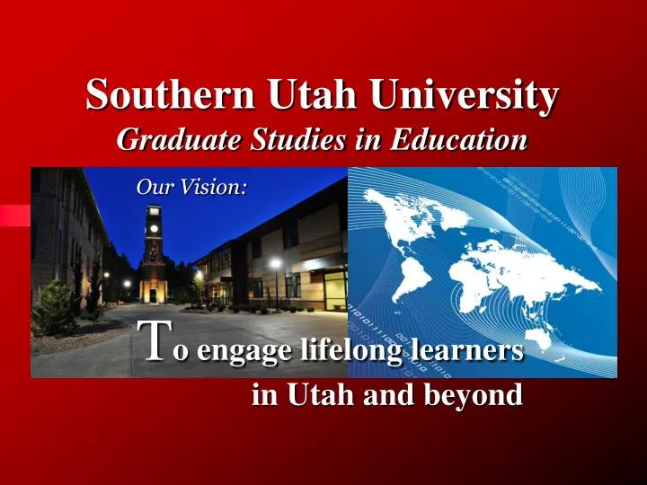 southern utah university graduate studies in education