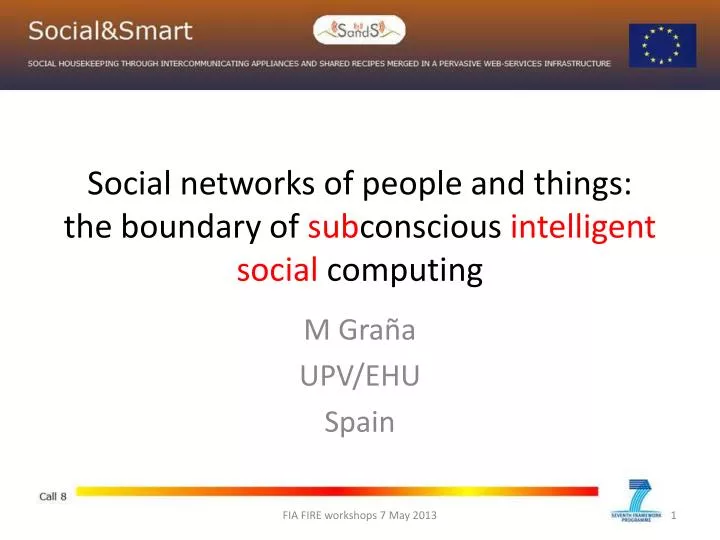 social networks of people and things the boundary of sub conscious intelligent social computing