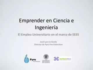emprender en ciencia e ingenier a