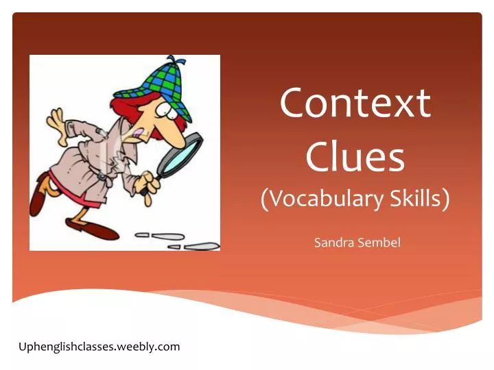 context clues vocabulary skills