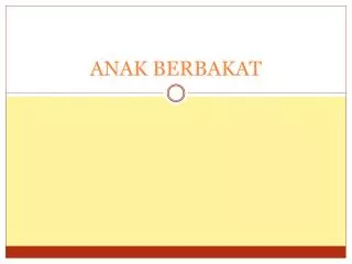 anak berbakat
