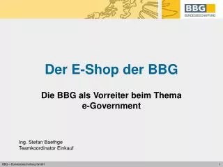 der e shop der bbg