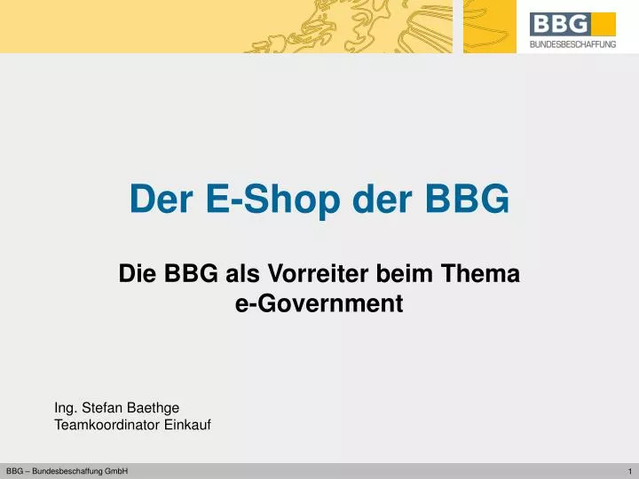 der e shop der bbg