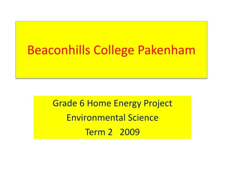 beaconhills college pakenham