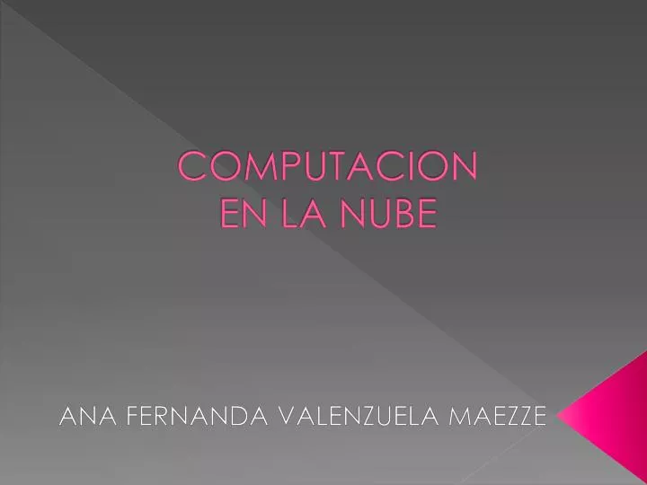 computacion en la nube