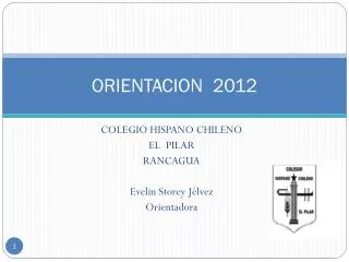 orientacion 2012