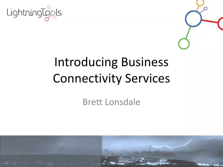 introducing business connectivity services