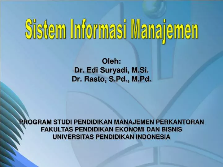 oleh dr edi suryadi m si dr rasto s pd m pd