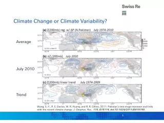 Climate Change or Climate Variability?
