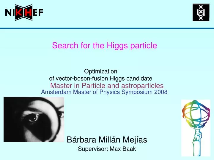 optimization of vector boson fusion higgs candidate