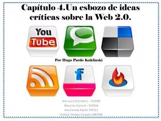cap tulo 4 un esbozo de ideas cr ticas sobre la web 2 0