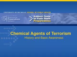 Chemical Agents of Terrorism