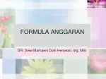 FORMULA ANGGARAN - slide 1