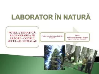 laborator n natur