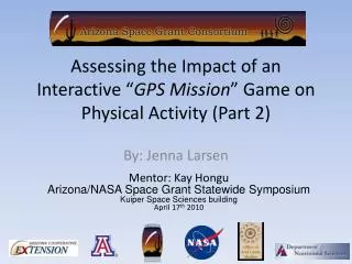 assessing the impact of an interactive gps mission game on physical activity part 2