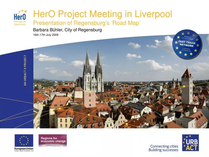 hero project meeting in liverpool presentation of regensburg s road map