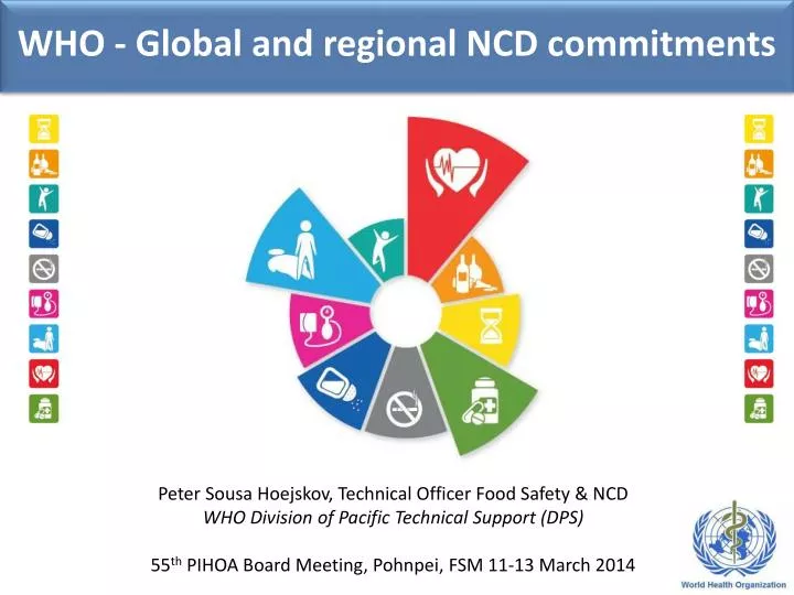 who global and regional ncd commitments