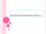 Reverse Engineering project