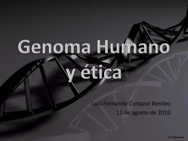 genoma humano y tica