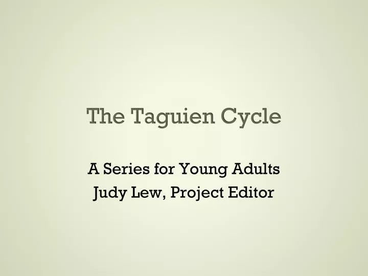 the taguien cycle